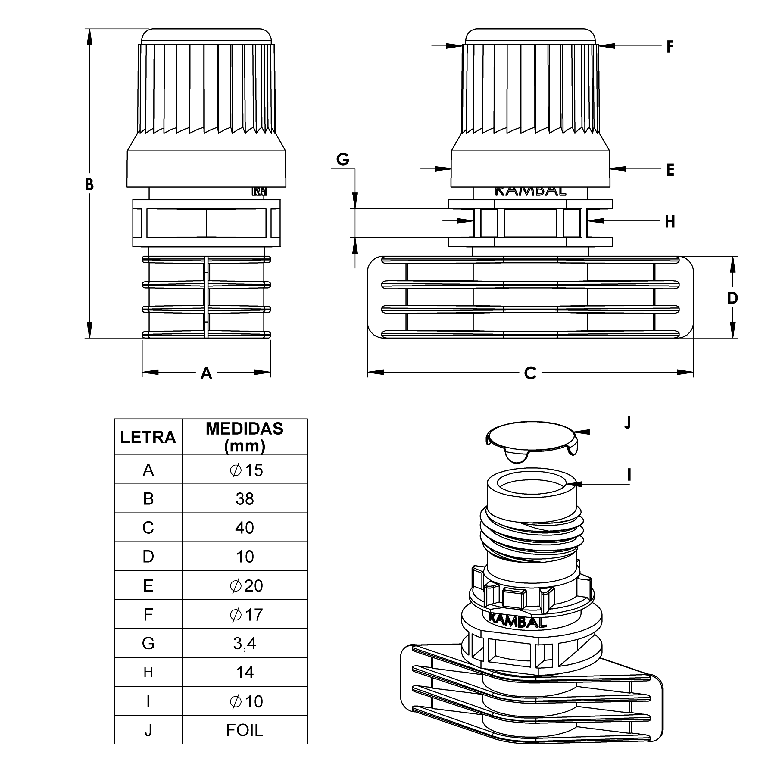 Dosificador Lateral 15mm HPC Foil - Image 3